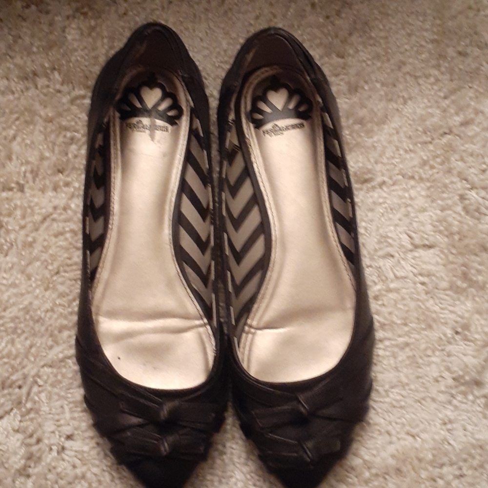 Casual black flat
